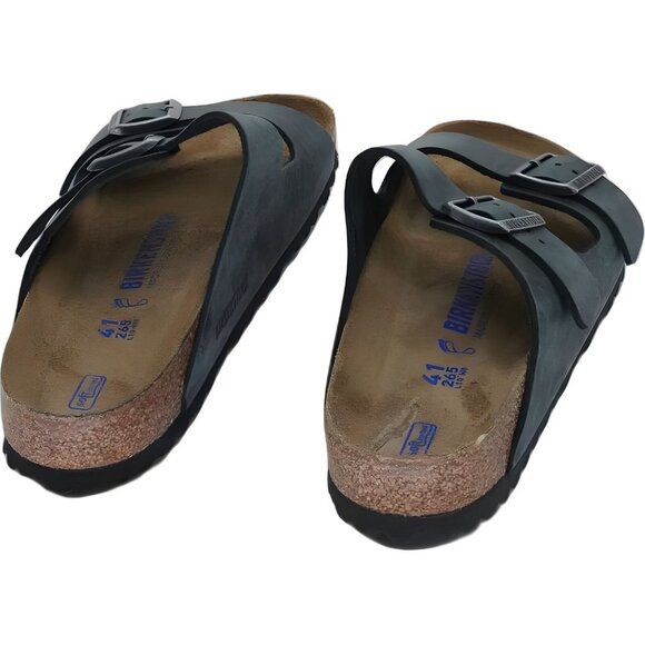 Birkenstock Arizona Black Womens Sandals Size 10 Wide US New 41 EU - Picture 3 of 6